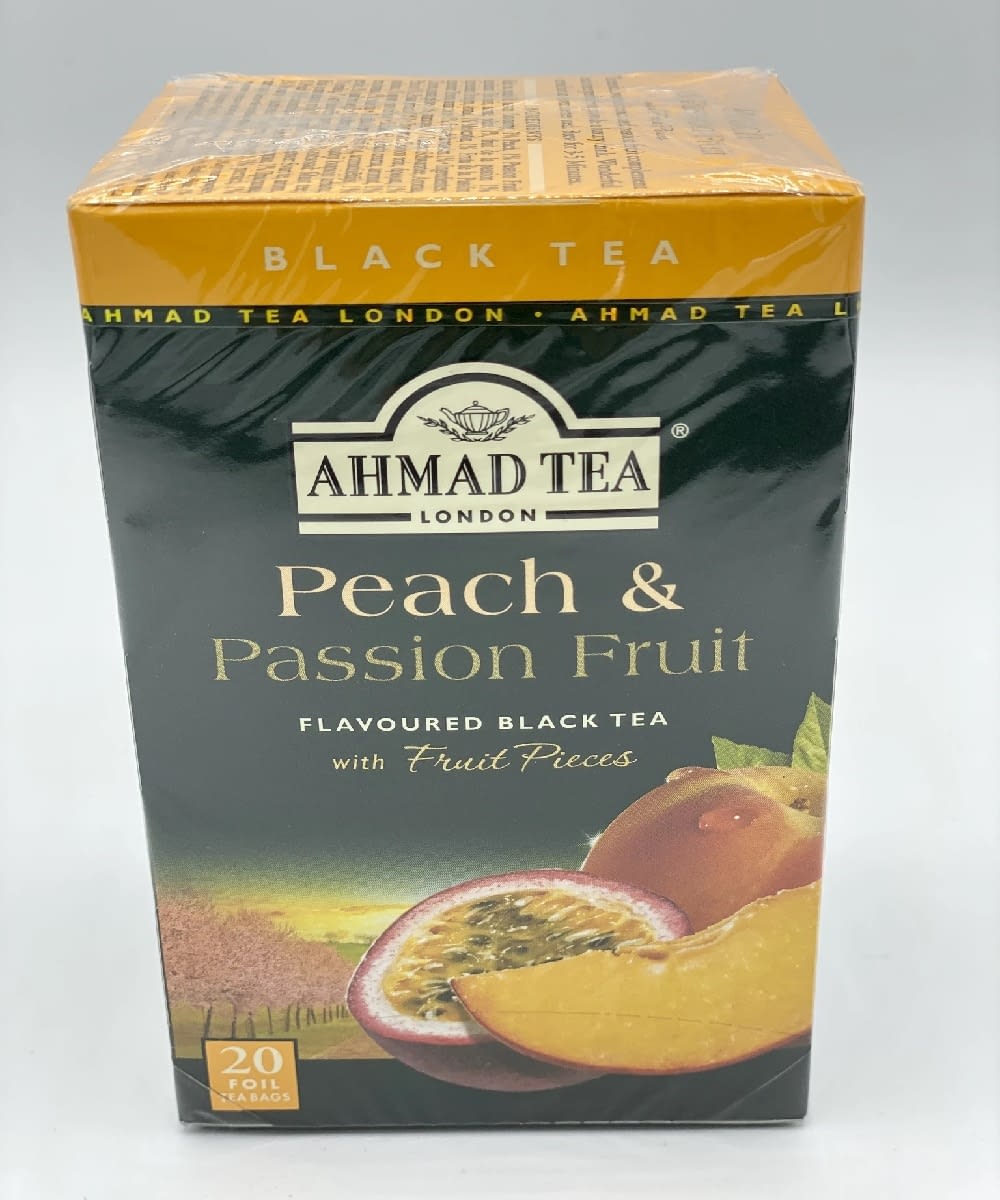Ahmad Tea Peach & Passion Fruit Black Tea (20 Tea Bags) SS FOOD SERVICE