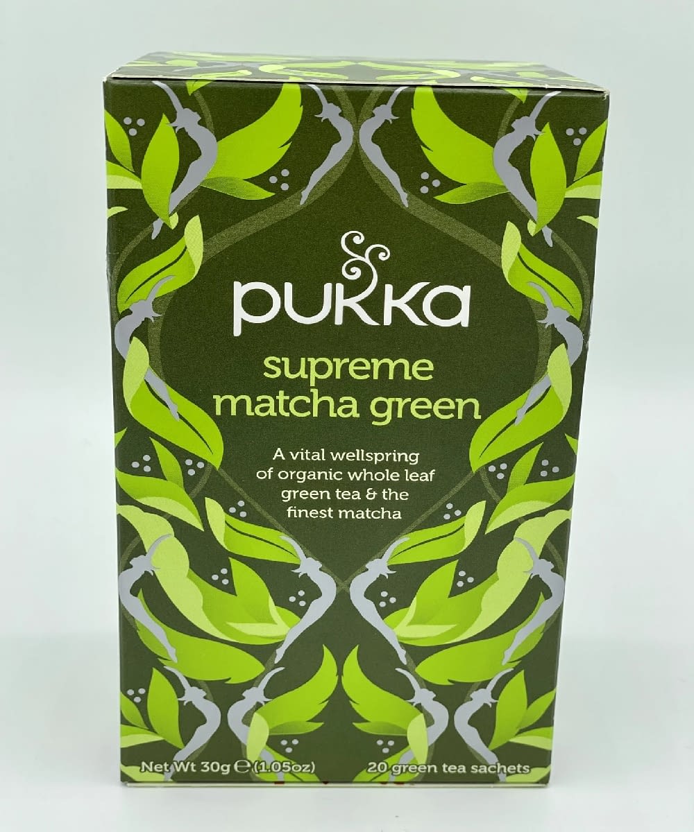 Pukka Organic Supreme Matcha Green Tea 20 Tea Bags SS FOOD SERVICE Pukka Organic Supreme Matcha Green Tea 20 Tea Bags SS FOOD SERVICE