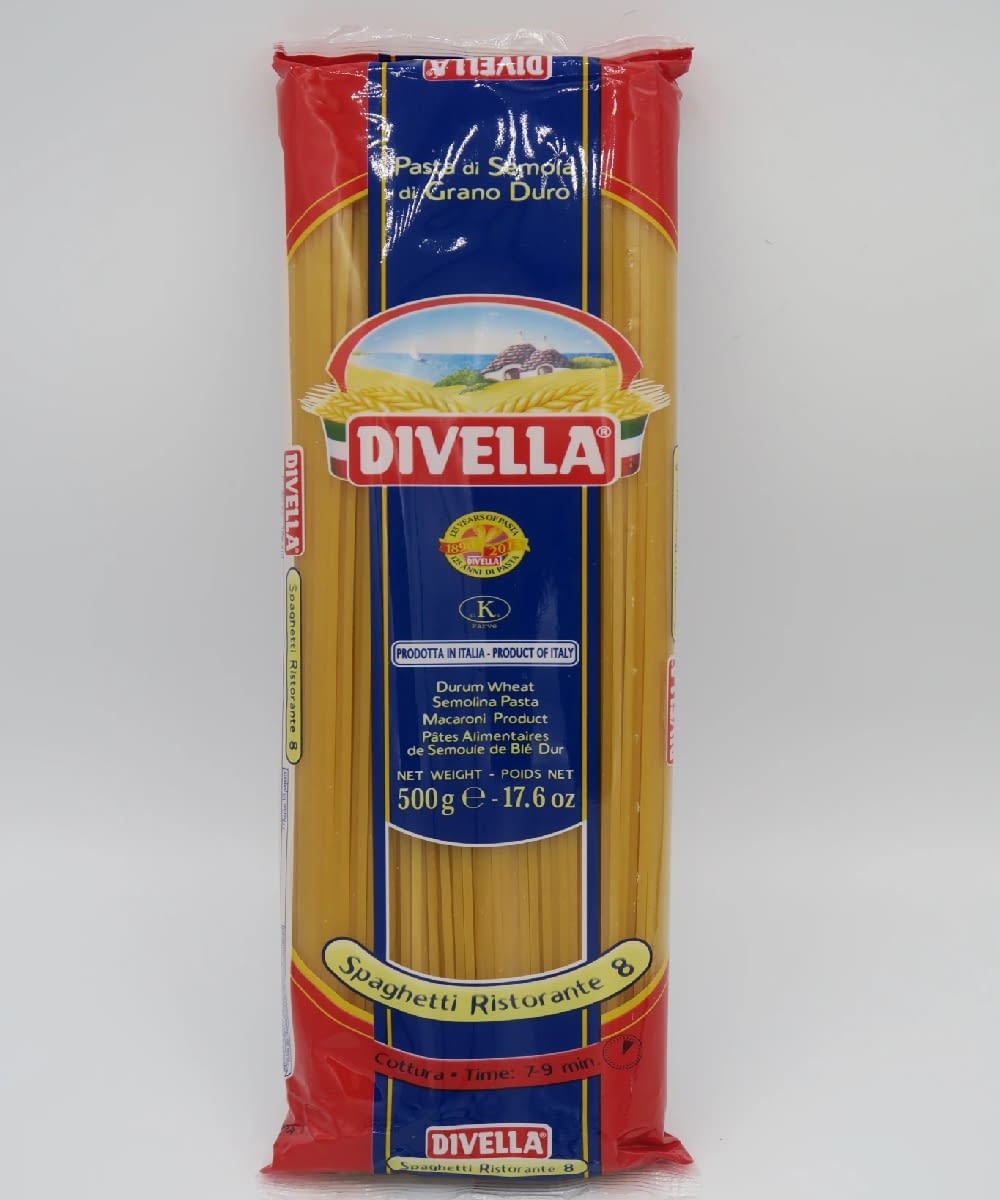 Divella Italian Pasta Spaghetti Ristorante 8 (500g) SS FOOD SERVICE